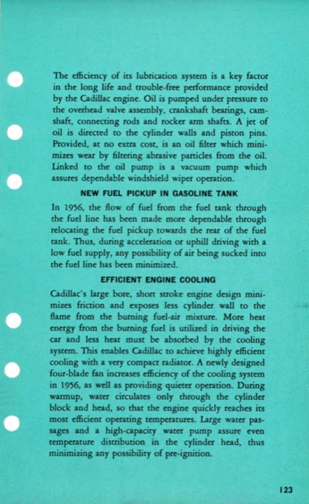 1956 Cadillac Salesmans Data Book Page 60